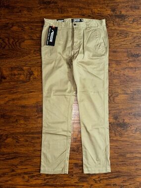 Mountain Khakis NWT Men's Chinos 32x30 Slim Fit Tan Teton Pants in Retro Khaki